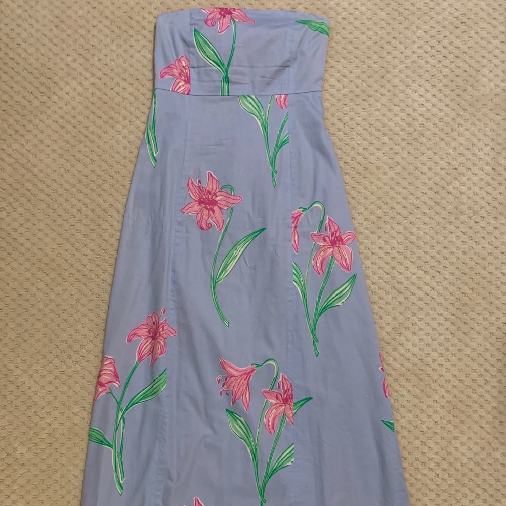 Lilly Pulitzer “vintage” strapless dress
